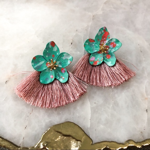 Jewelry - Stud Statement Earrings with Tassels